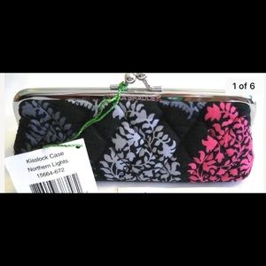 Vera Bradley Kisslock Case in Northern Lights